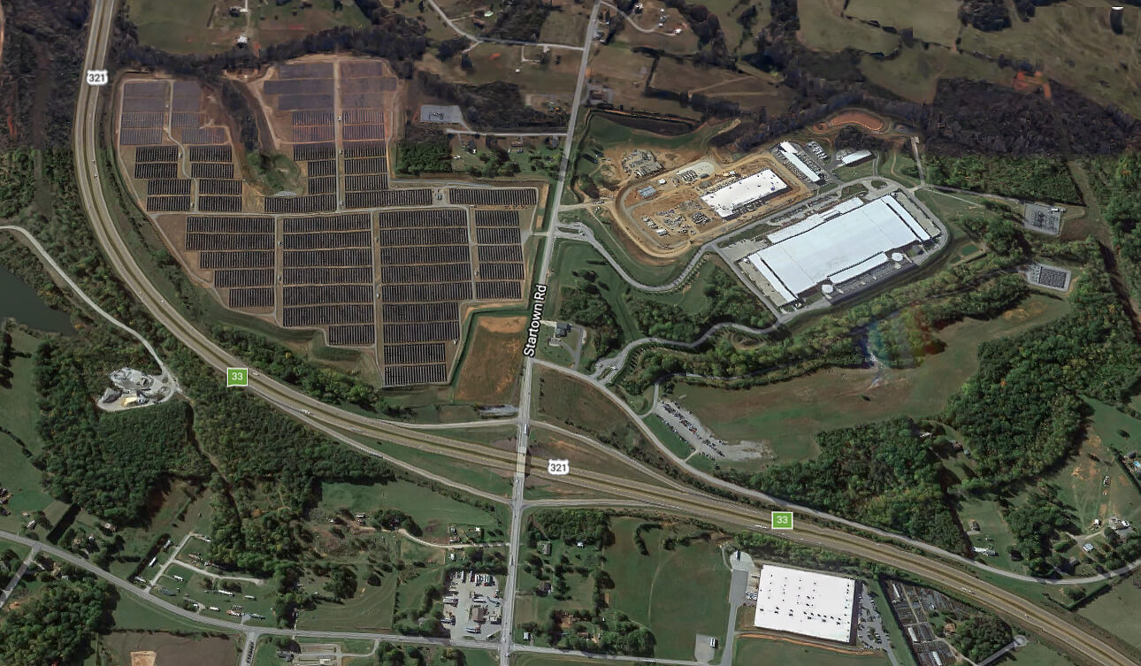 green data center de apple en maiden